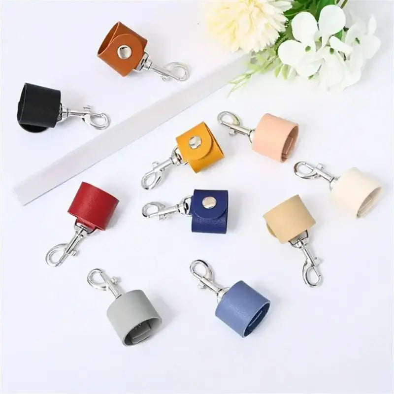 PU Leather Hat Clip with Swivel Hook | Bag & Key Accessory