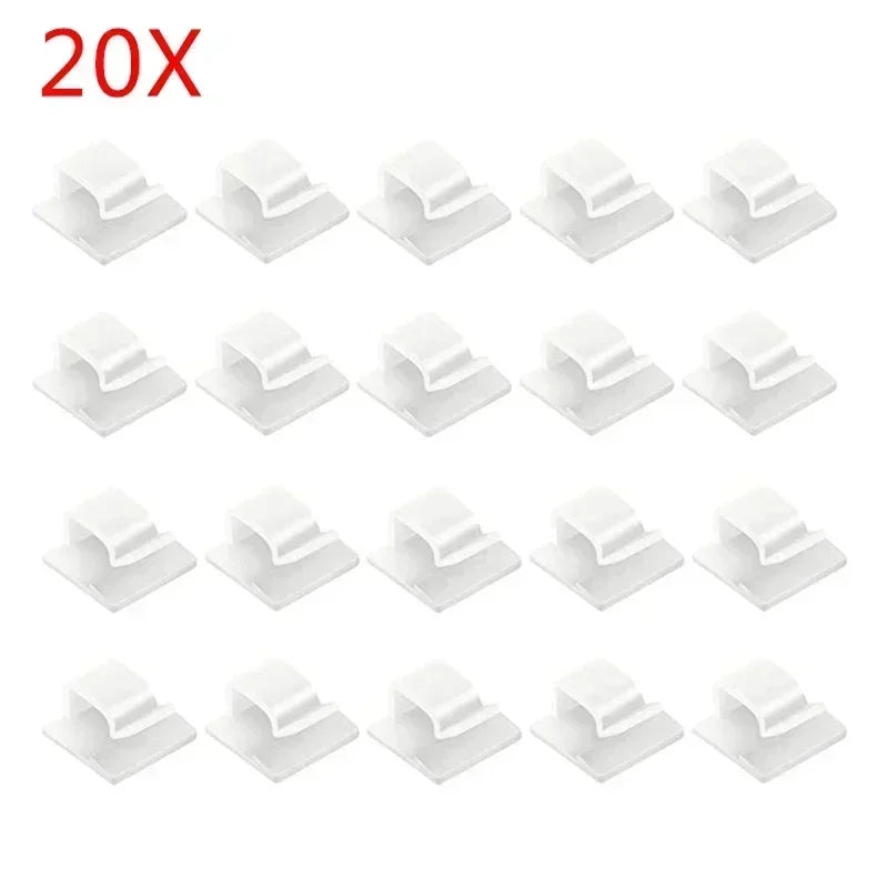 Self-Adhesive Cable Clips – Waterproof Wire Management Clamps