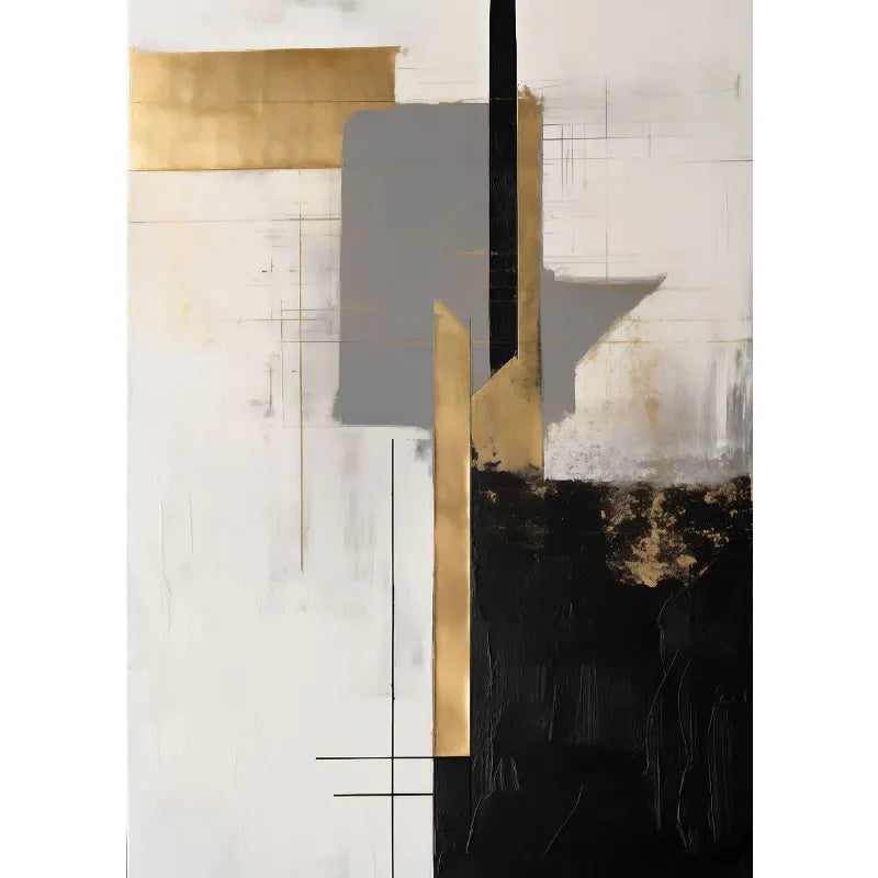 Abstract Bohemian Geometric Shapes Abstract Landscape Line Poster Printed Canvas Painting Wall Art Pictures Home Decor Gift Peaceful Pleasures Health and Wellness