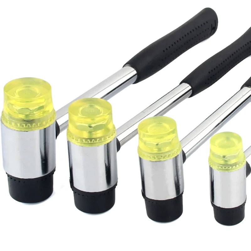 Double Face Rubber Hammer Heads 25–45mm | Replacement Pair