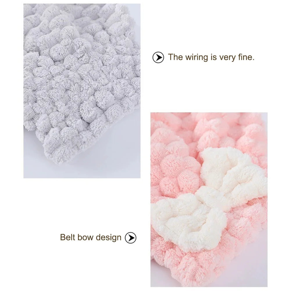 Super Absorbent Hair Towel Wrap For Wet Hair Quick Dry Hair Turban Cap Bath Shower Head Towel For Long Hair For Women Thick Peaceful Pleasures Health and Wellness
