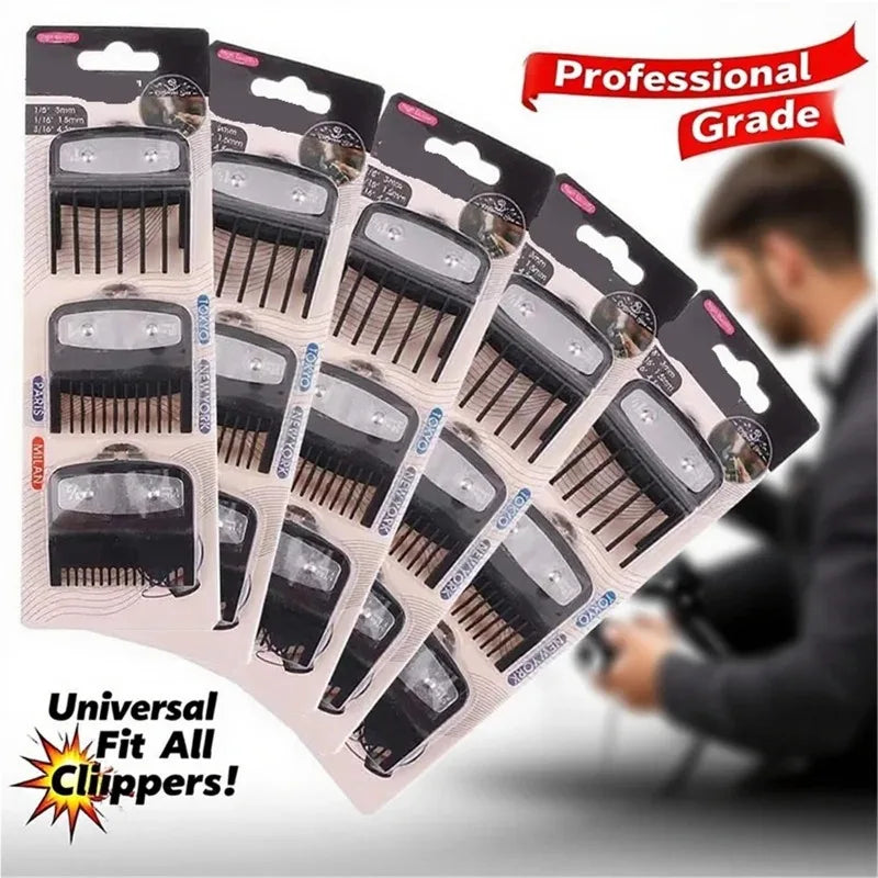 Hair Clipper Guide Comb Set – 1.5mm 3mm 4.5mm Guards