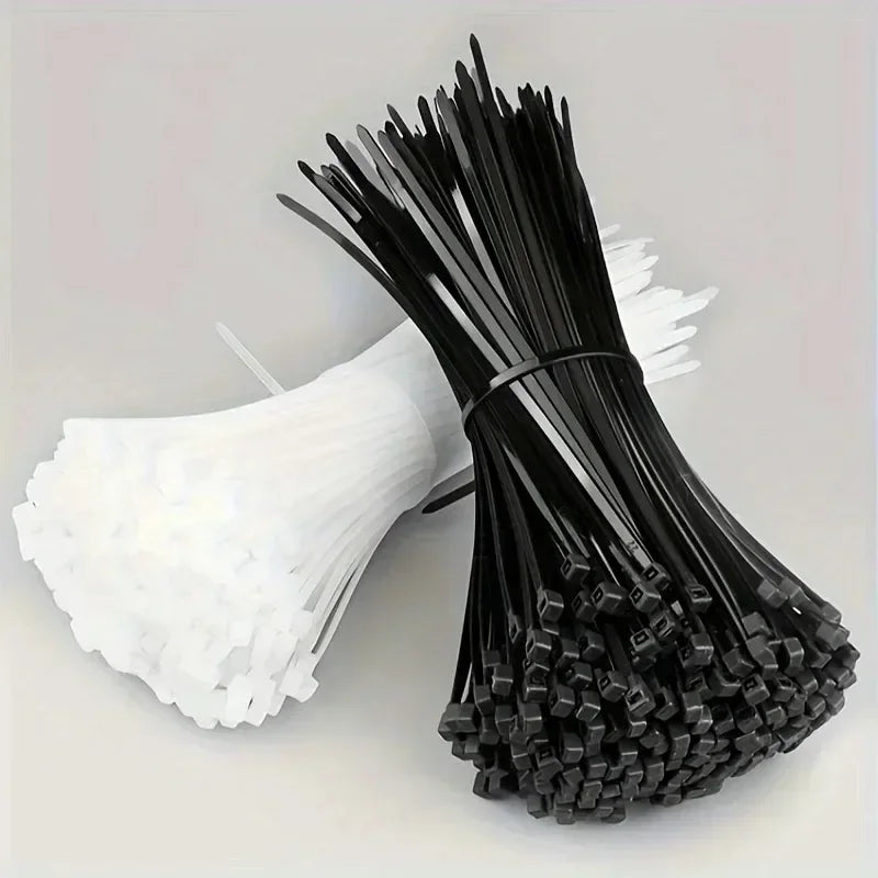 Self-Locking Nylon Cable Ties | 100–1000 Pcs Zip Tie Set
