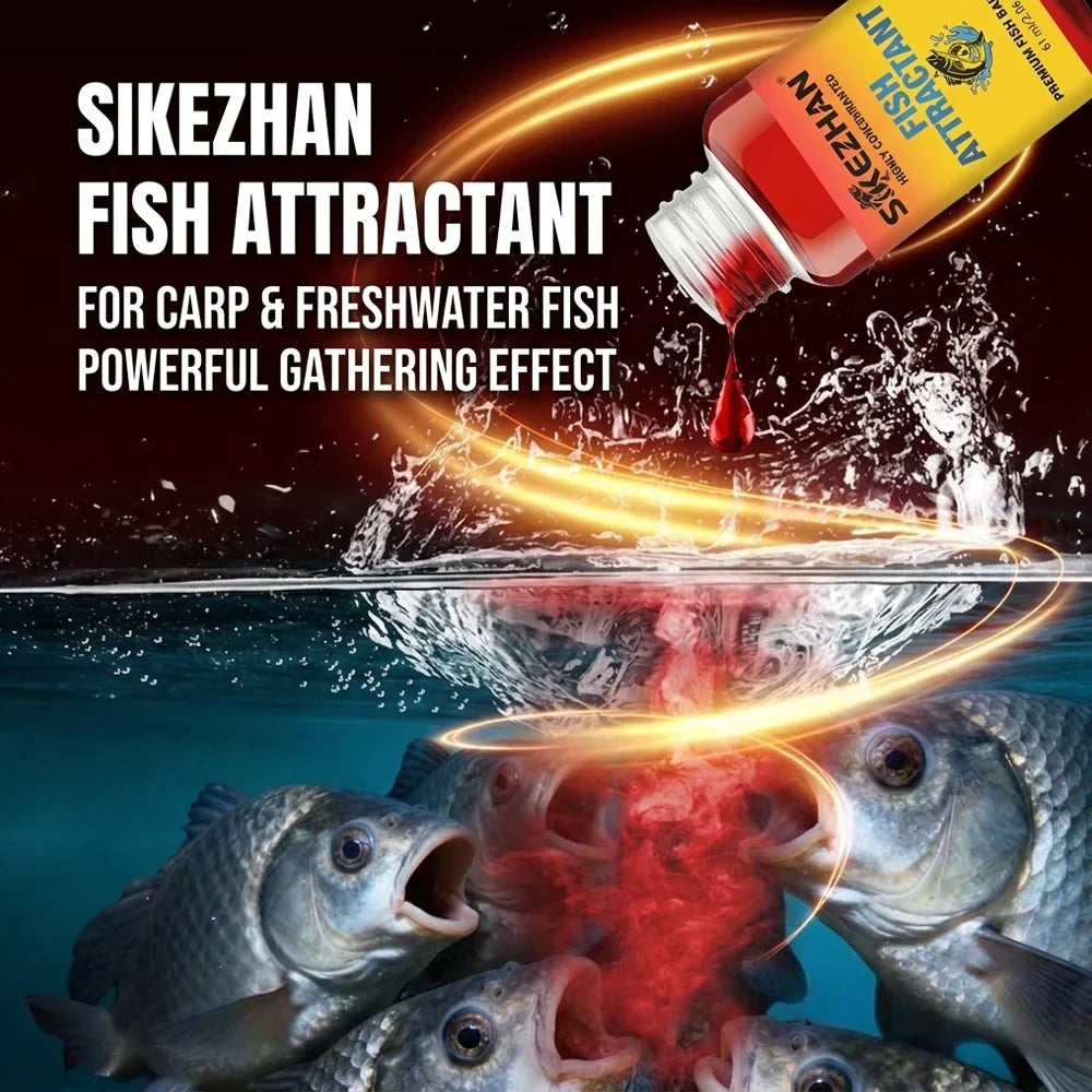 Red Worm Liquid Fish Attractant – Concentrated Bait Scent 5 Pack