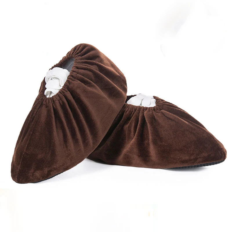 Kids Reusable Non-Slip Flannel Shoe Covers | Boys & Girls