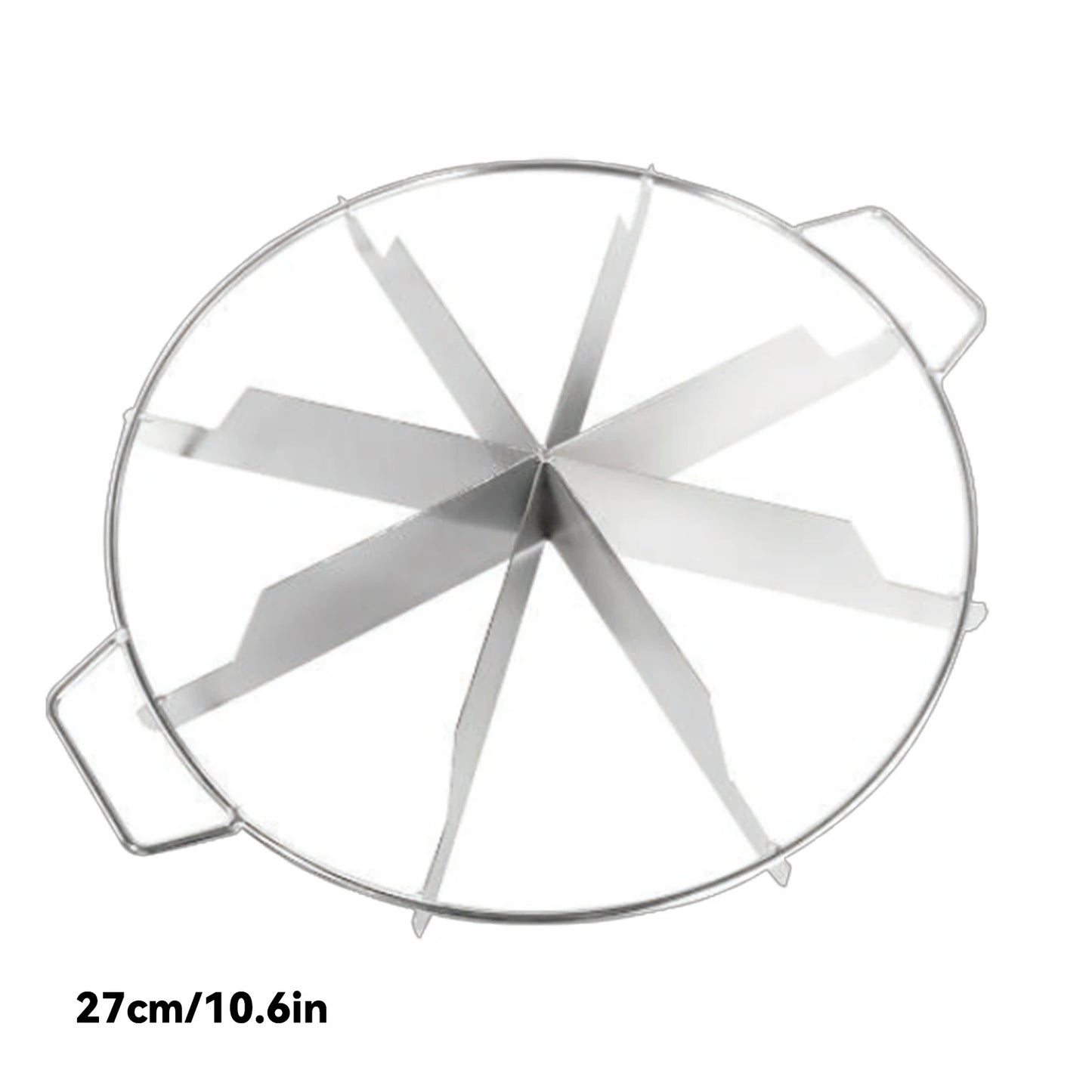 Stainless Steel Cake & Pizza Cutter | 4–10 Slice Portioner