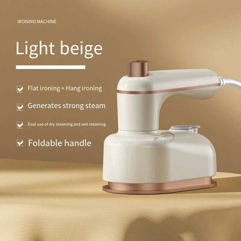 HOMEFISH Mini Rotating Travel Iron | Steam & Dry Portable