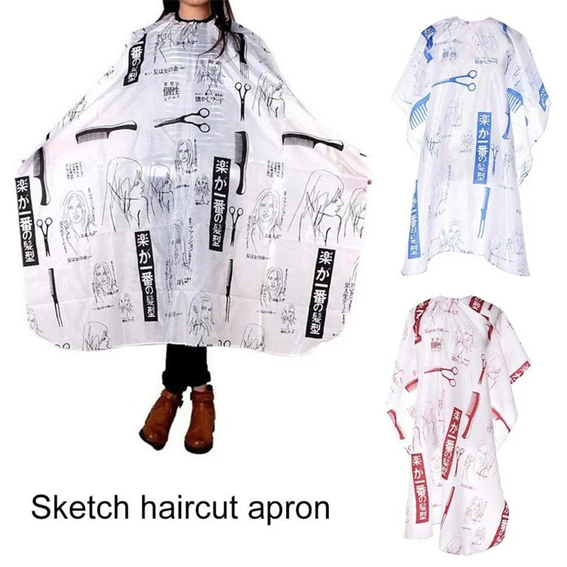 Waterproof Barber Cape | Professional Salon Hair Cutting Gown Salon Barber Cape Peaceful Pleasures Health and Wellness