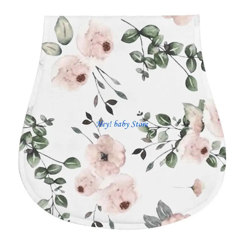 Soft Absorbent Baby Burp Cloths – Newborn Feeding & Teething Bibs