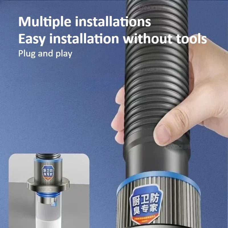 Kitchen Sink Check Valve Sealing Plug | Anti-Odor Drain Pipe