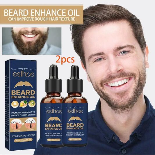 2pcs 30ml Beard Oil For Men Softens Strengthens Styling Beard Oil Beard Care Nourish Natural Oil Beard Care Peaceful Pleasures Health and Wellness Default Title