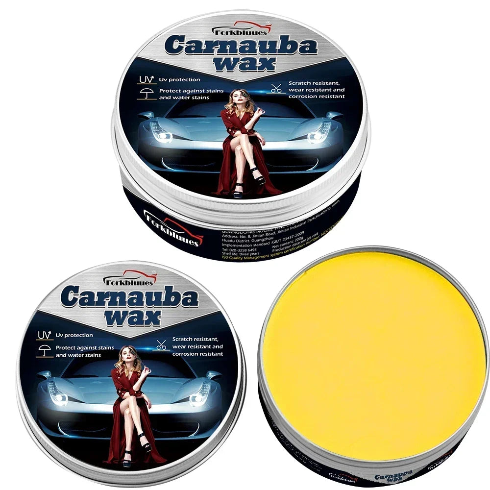 Car Wax Crystal Plating Set Hard Auto Wax Paint Care Coating Tiny Scratch Repair Car Polisher With Sponge Car Accessories Peaceful Pleasures Health and Wellness For all color