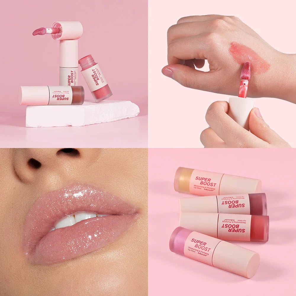 Lakerain Plumping Lip Gloss – Mirror Shine & Hydrating, Non-Sticky