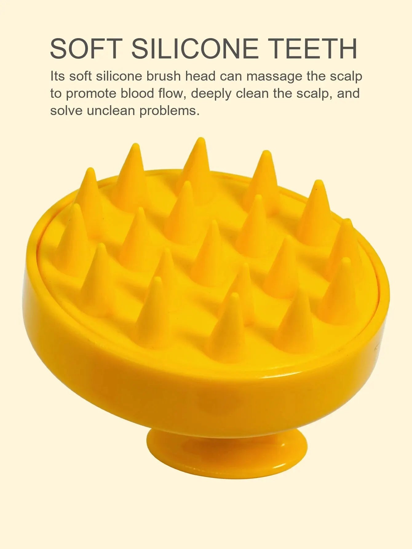 Silicone Scalp Massager Shampoo Brush – Spa Hair & Body