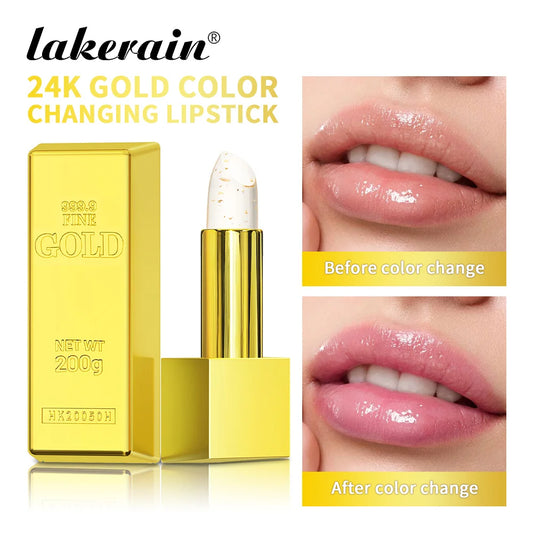 Lakerain Color Changing Lipstick Long Lasting Moisturizing Nourishing Lips Plumper Waterproof Makeup Lip Care Cosmetics Peaceful Pleasures Health and Wellness