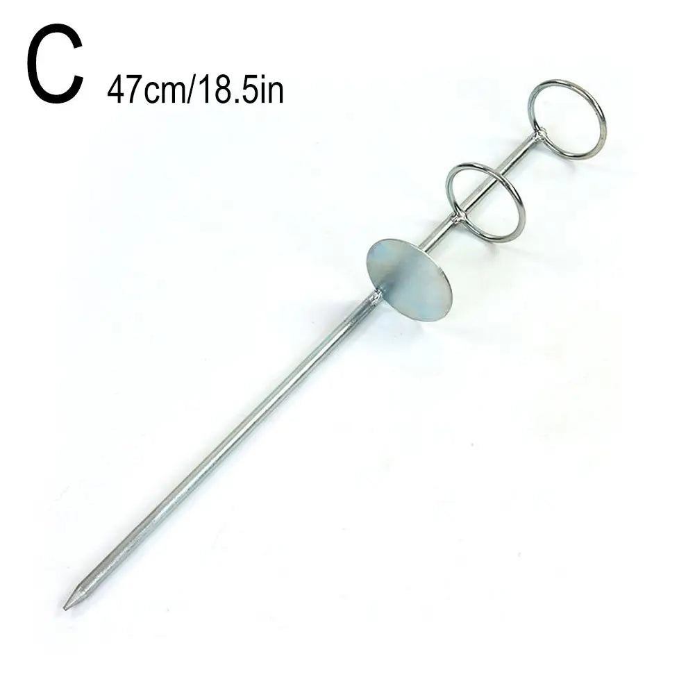 Fishing Rod Holder Outdoor with Ground Plug Design Peaceful Pleasures Health and Wellness 18.5in