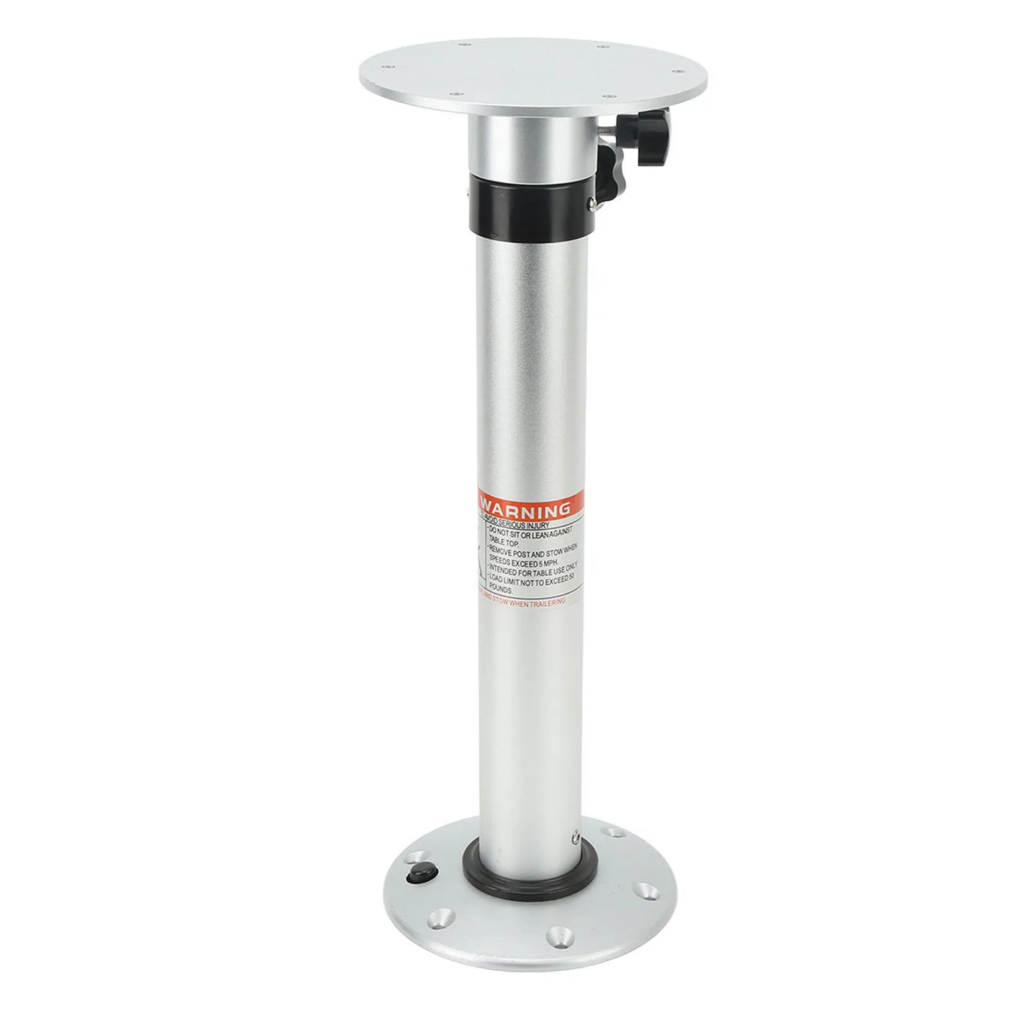 RV Table Base Height Adjustable Desk Legs Pedestal Stand Aluminum