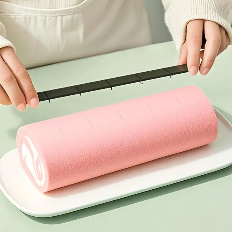 4-Piece Cake Roll Cutting Ruler Set – Uniform Slice Divider