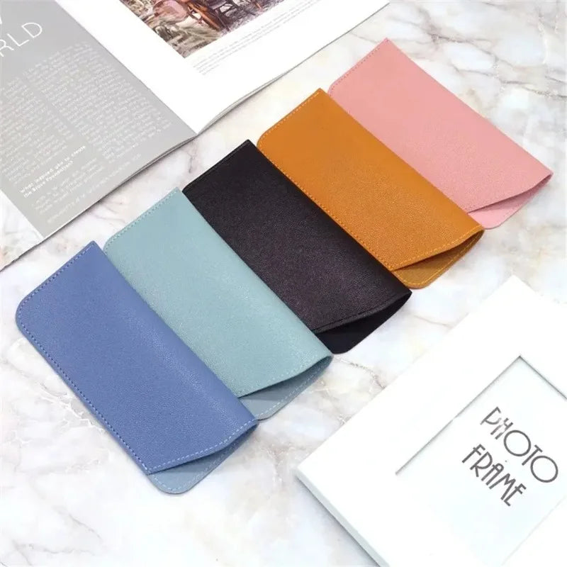 Soft PU Leather Glasses Case Pouch – Unisex Sunglasses Bag Eyeglass Case Pouch Peaceful Pleasures Health and Wellness
