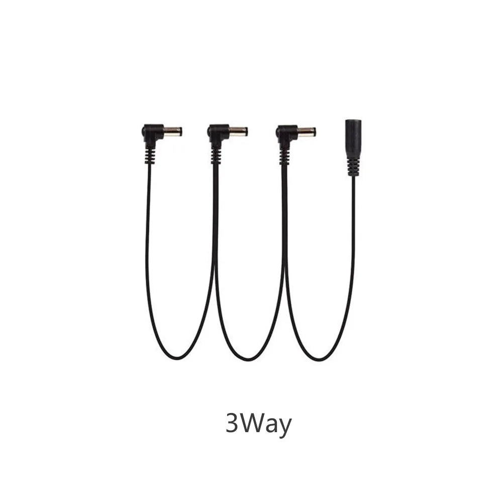 9V 2A Right Angle Plug Cord Effect Pedal Power Supply Cable Multi