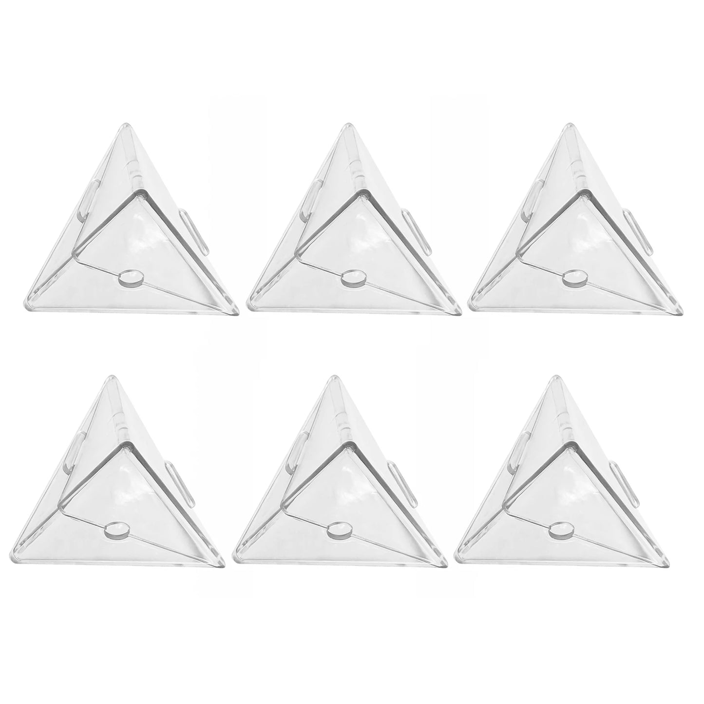 Mini Cube Fruit Shaping Mould for Growing Unique Reusable Grow Sculpture Mini Transparent Plastic Mould for Home Garden Balcony Peaceful Pleasures Health and Wellness 6pcs Triangle