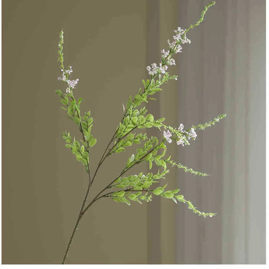 5-Pack Artificial Sage Grass Silk Flowers for Wedding & Home Decor