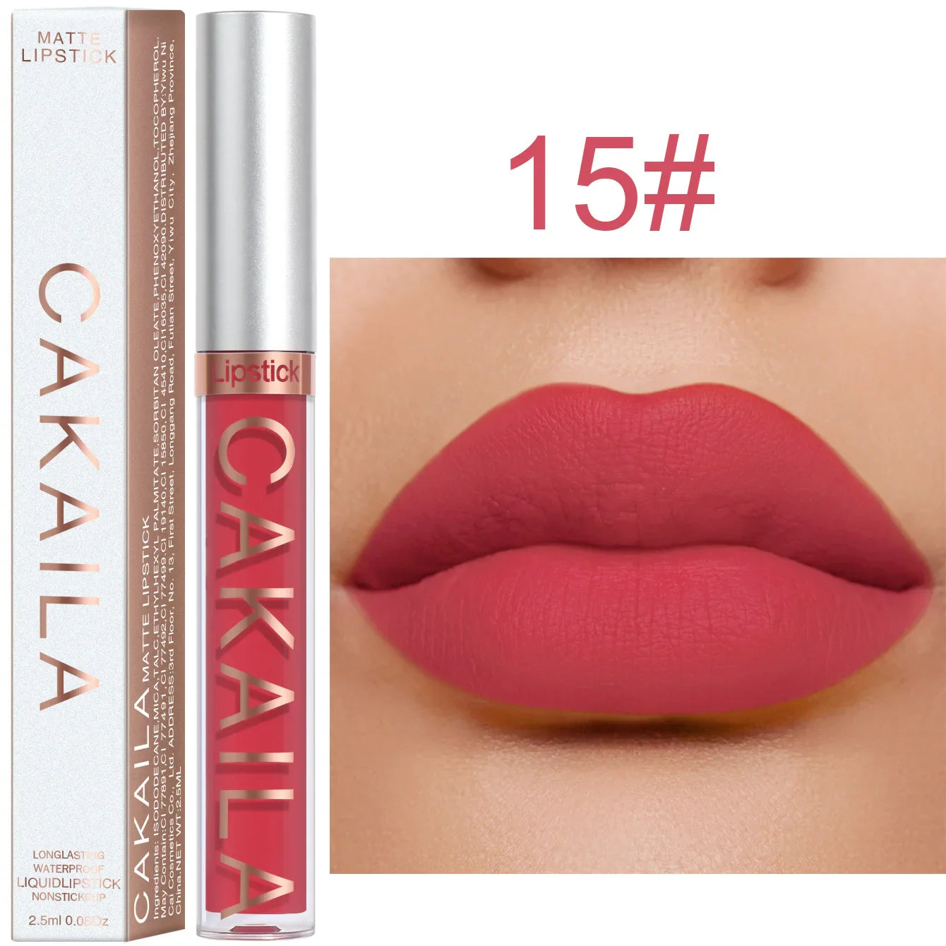18-Color Matte Waterproof Lipstick – Non-Transfer Lip Gloss Set