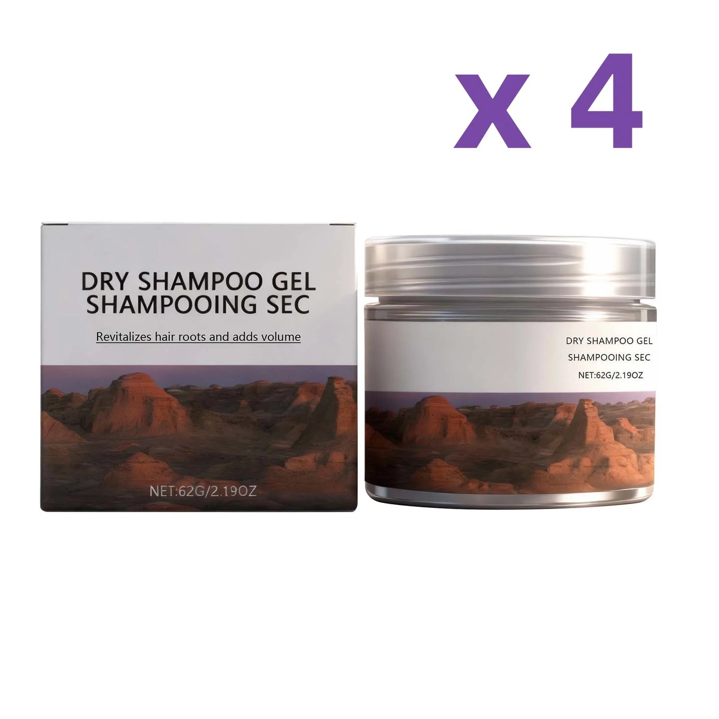 No-Rinse Hair Gel & Dry Shampoo | Volume, Shine & Oil Control