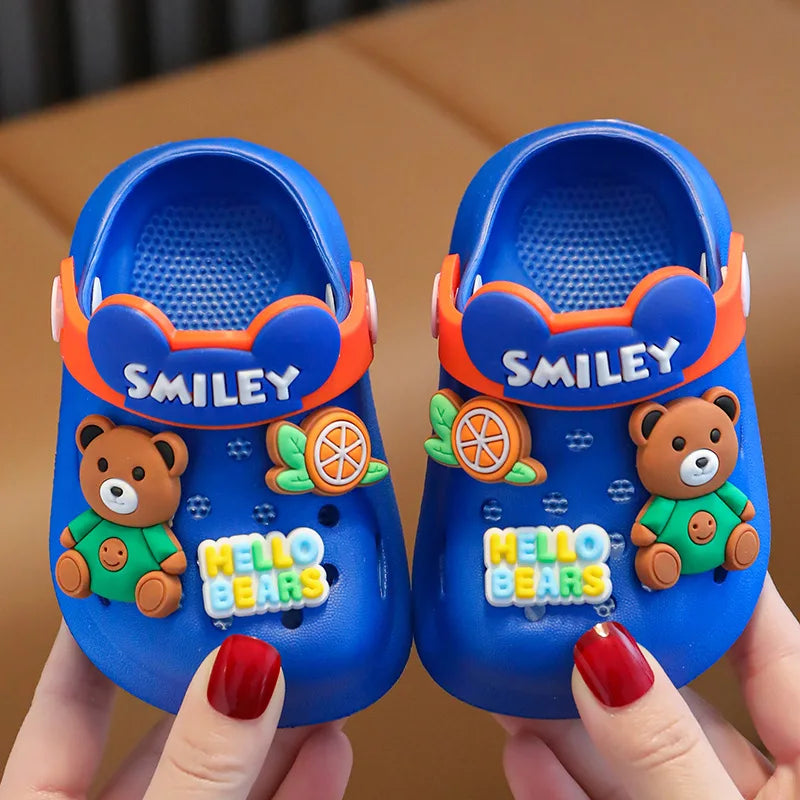 Kids Cartoon Clog Sandals | Non-Slip Beach & Garden Shoes