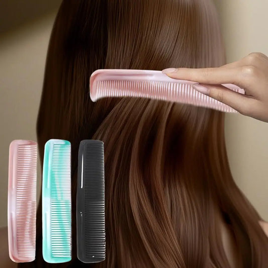 Mini Plastic Comb Small Hair Comb with Thick and Thin Teeth Portable Comb for Hotel Barber Accessories Women Hair Tools Peaceful Pleasures Health and Wellness