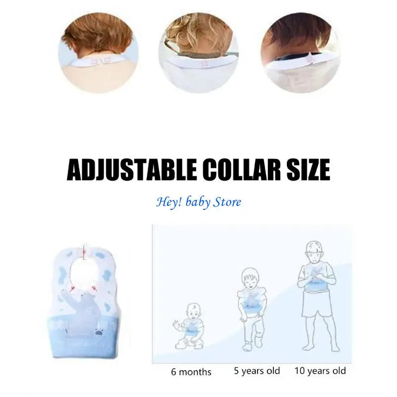 Disposable Baby Bibs & Burp Cloths for Infants & Toddlers 10pk