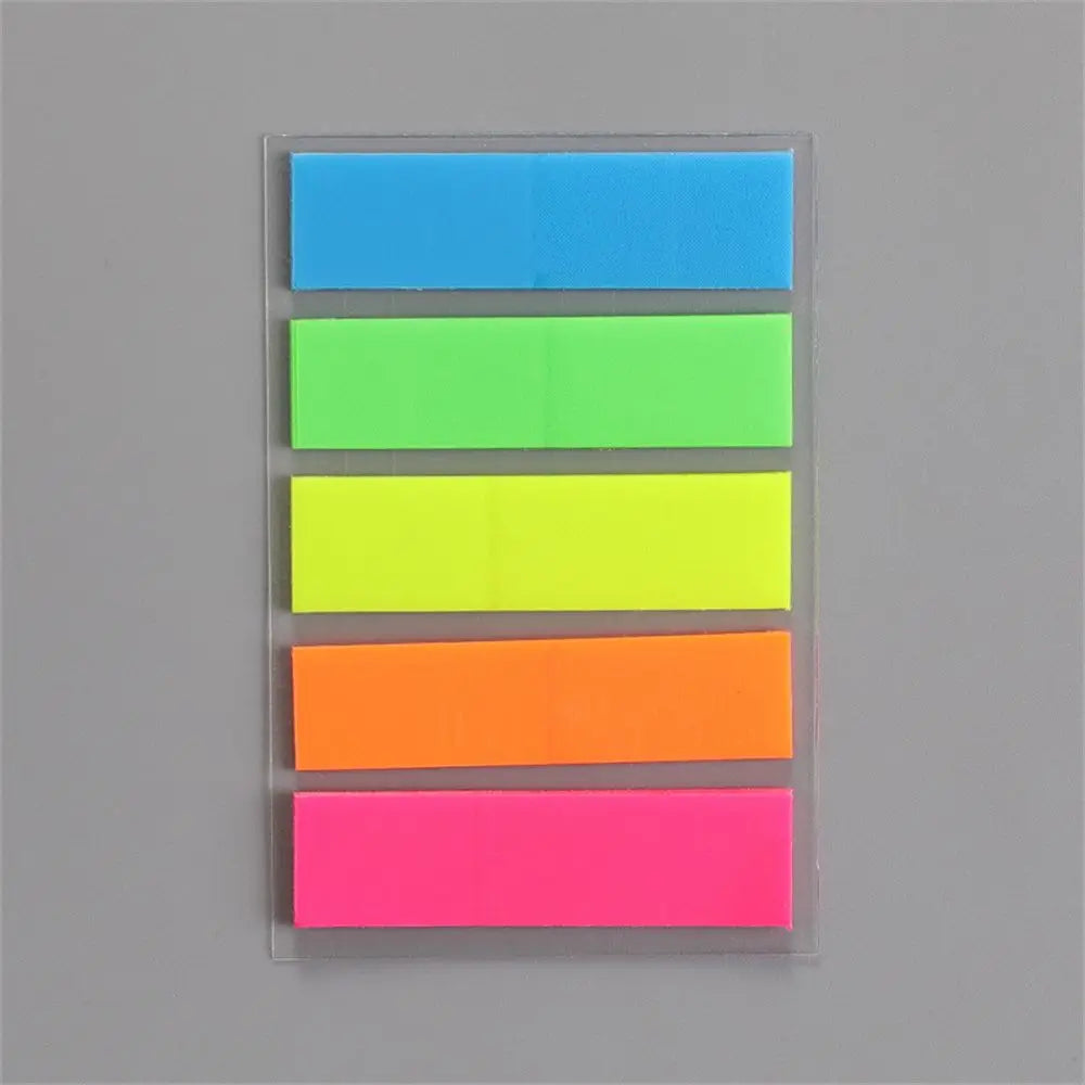 Supplies Memo Sticker Paper Memo Flags Bookmark Marker Sticker Fluorescent Memo Pad Candy Color Sticky Notes Colored Memo Pad Peaceful Pleasures Health and Wellness 01