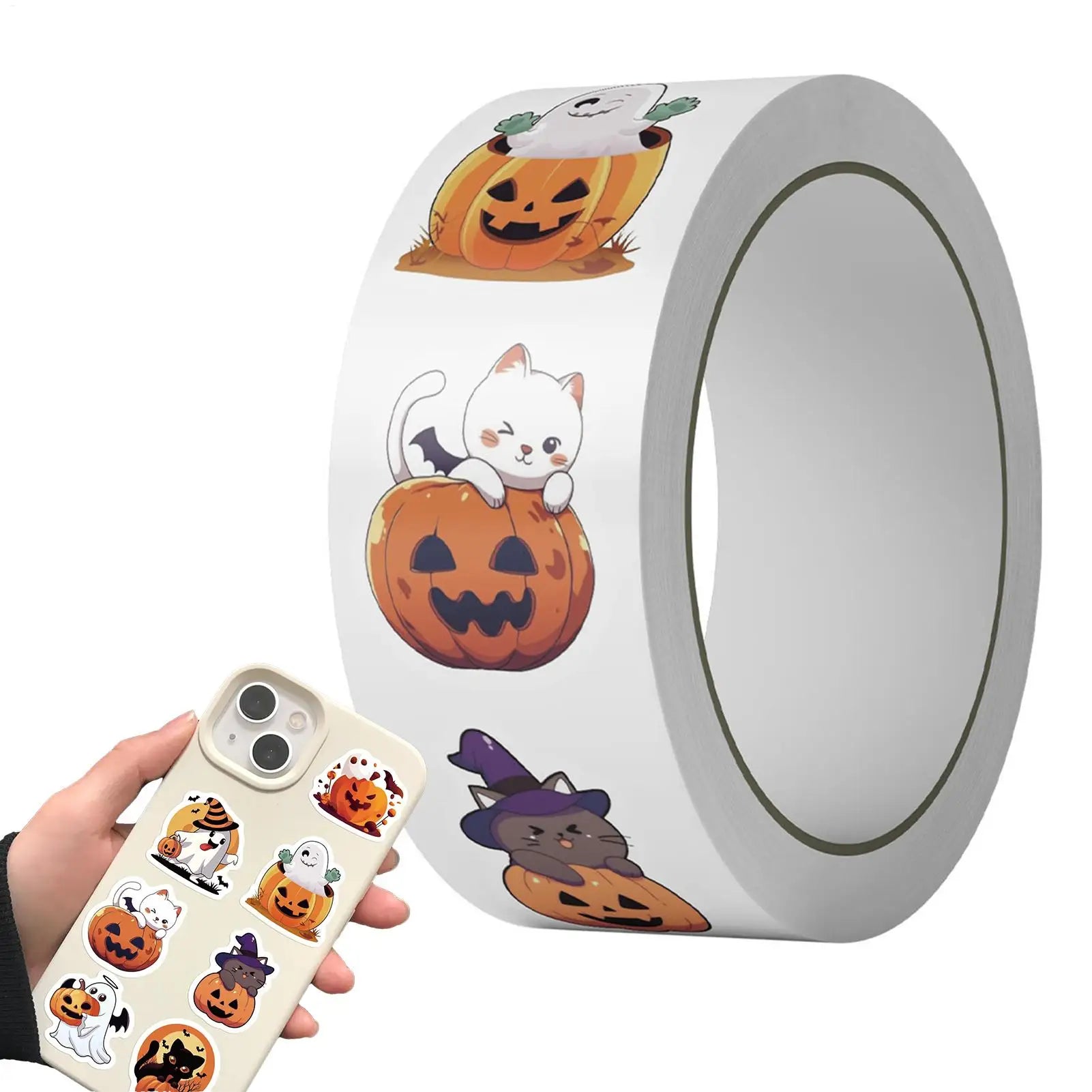 Halloween Pumpkin Stickers 500 Pieces Pumpkin Face Shape Seals Decals Halloween Envelope Stickers For Card Making Cookie Cupcake Peaceful Pleasures Health and Wellness