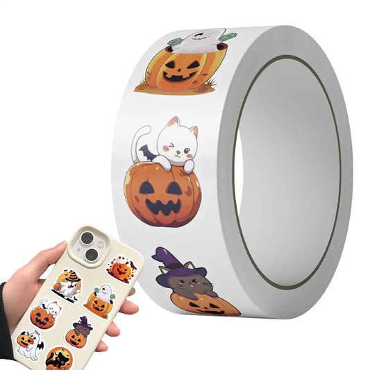 Halloween Pumpkin Stickers 500 Pieces Pumpkin Face Shape Seals Decals Halloween Envelope Stickers For Card Making Cookie Cupcake Peaceful Pleasures Health and Wellness