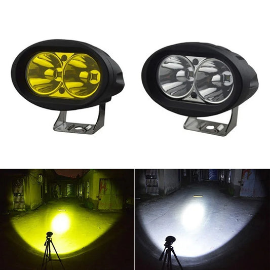 20w Oval LED Car Light Auxiliary Lighting 12-85v Spotlight Warning Lamp For Off-Road Vehicle Motorcycle Car Accessory Peaceful Pleasures Health and Wellness