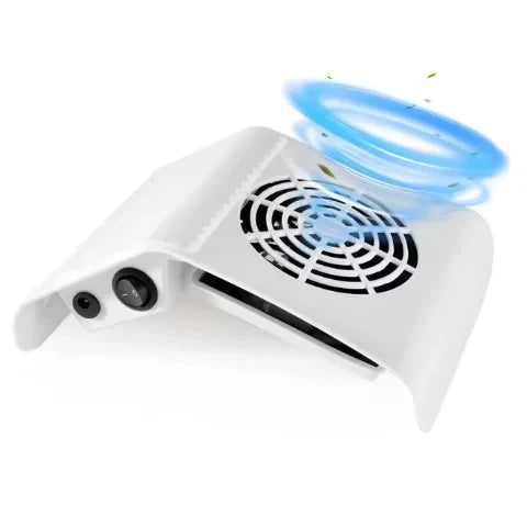 HOMEFISH Nail Dust Collector – Low Noise Manicure Vacuum Fan