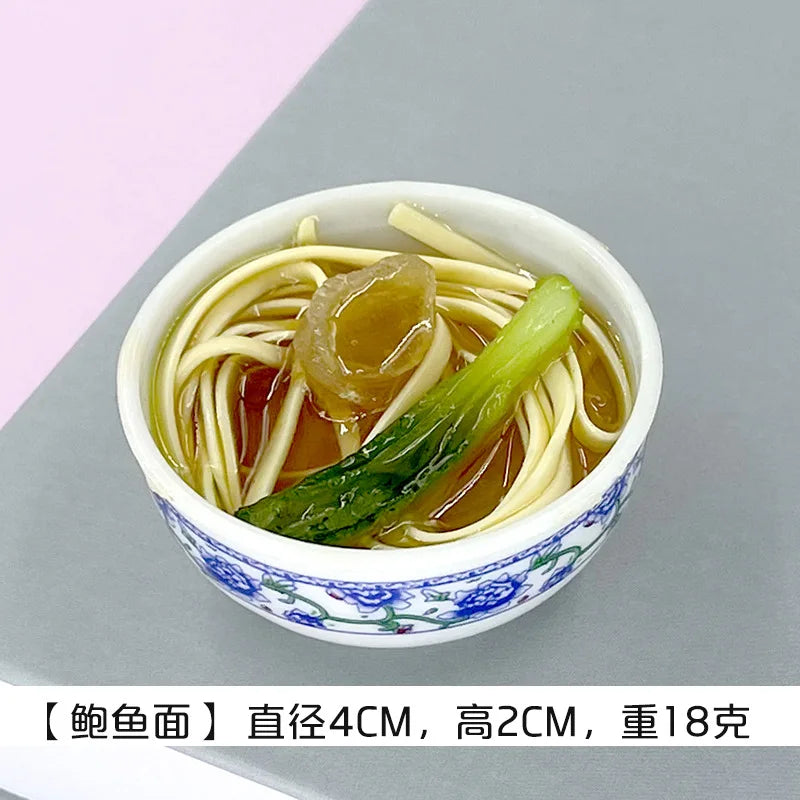 1PCS 4cm Miniature Chinese Desserts Dollhouse Bowl Desserts Food Mini Pretend Food Doll Kitchen Decor Accessories Home Kawaii Peaceful Pleasures Health and Wellness 28