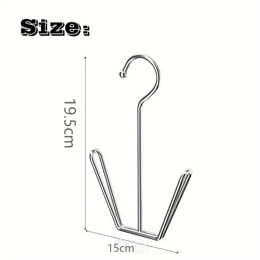 Stainless Steel Shoe Hanger Rack – Double Hook Drying Design