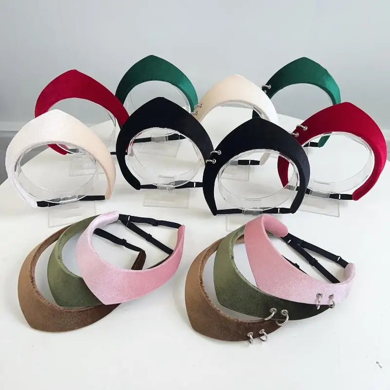 Crown Velvet Headband – Retro Hair Accessory for Women & Girls