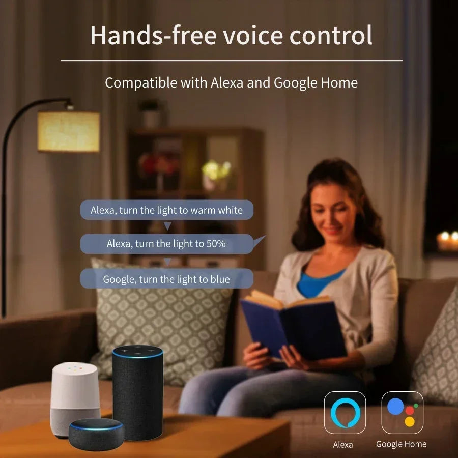 220V Tuya WiFi Smart Ceiling Light with RF 2.4G Remote Smart Life APP Alexa Google Home Voice Control 24W Round LED Ceiling Lamp Peaceful Pleasures Health and Wellness