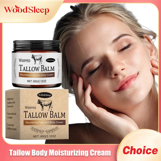 WOODSLEEP Beef Tallow Body Moisturizer Cream 60g Body Moisturizer Cream Oasis Select