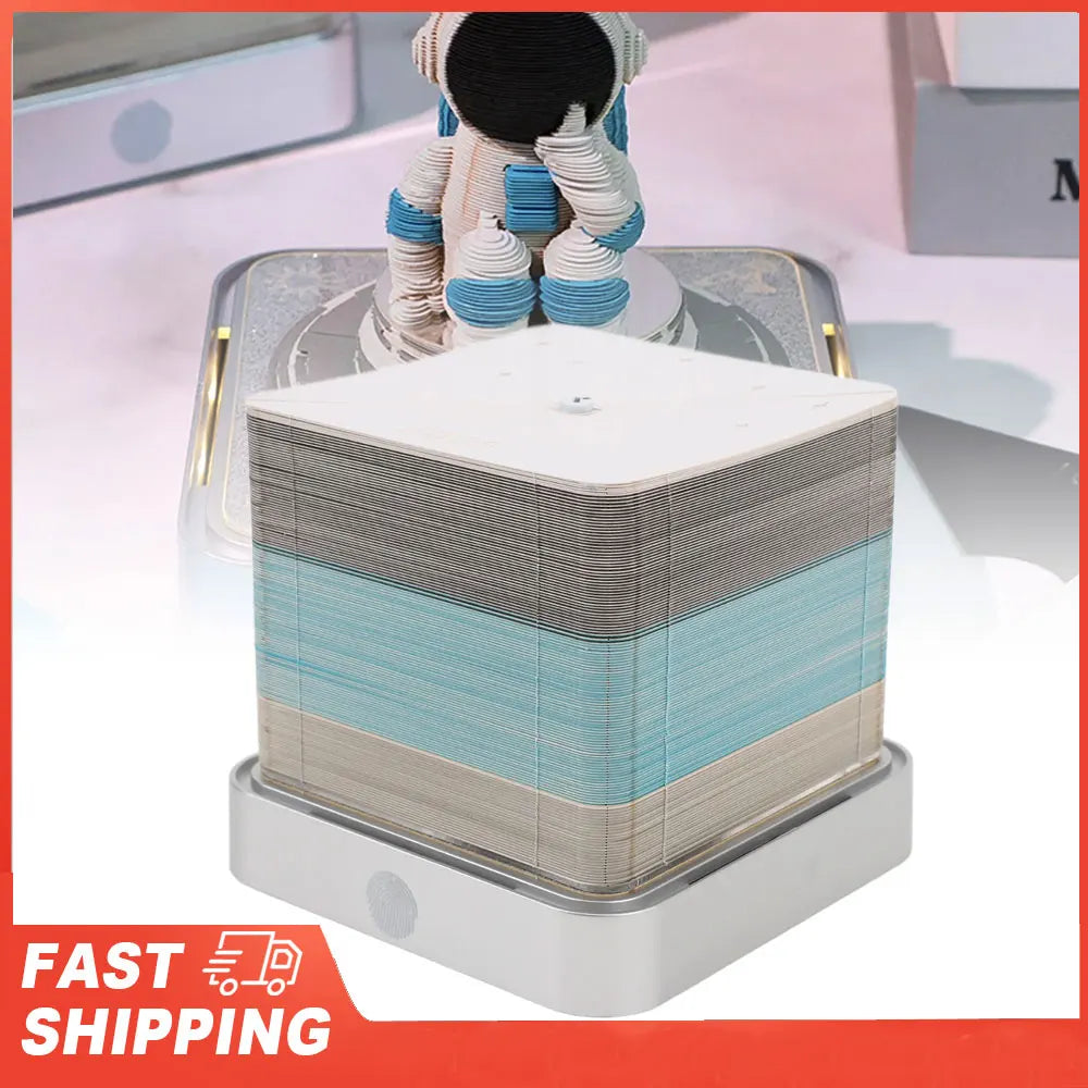 3D Art Calendar Memo Pad 2025 Handmade Decorative Creative Effective