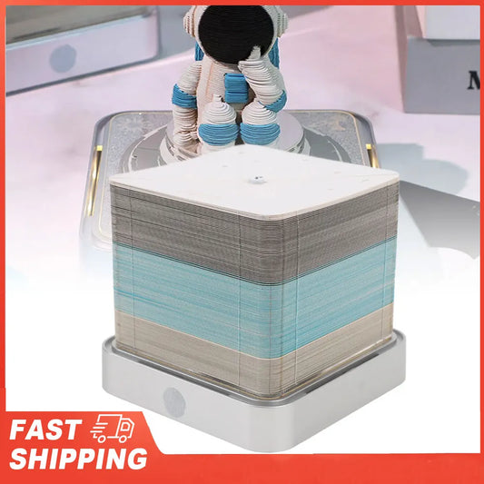 3D Art Calendar Memo Pad 2025 Handmade Decorative Creative Effective Peaceful Pleasures Health and Wellness