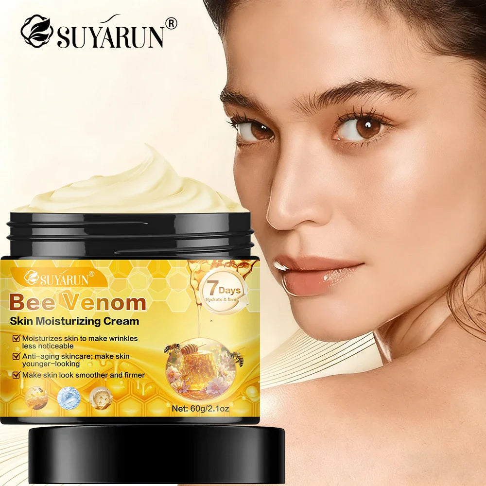 SUYARUN Bee Venom Cream – Hydrating Anti-Aging Face Moisturizer