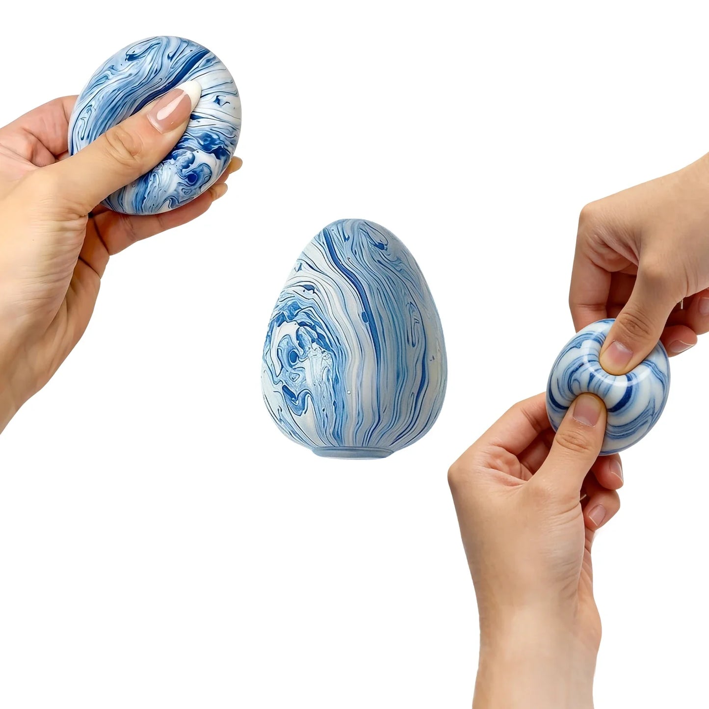 Marbled Egg Squishy Slow Rising Squeeze Sensory Fidget Toy