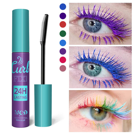 MCD Colorful Waterproof Mascara – Curling & Lengthening Lashes Colorful Mascara Oasis Select
