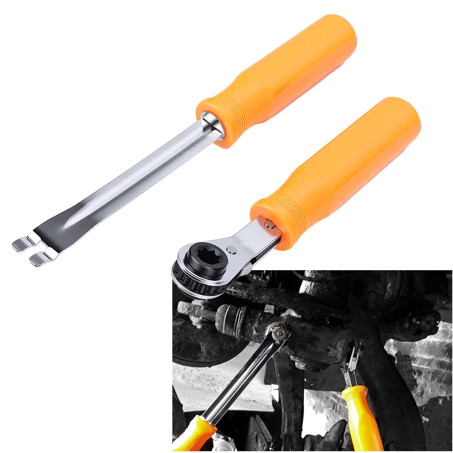 5/16" Slack Adjuster Tool & Ratchet Wrench for Semi Trucks