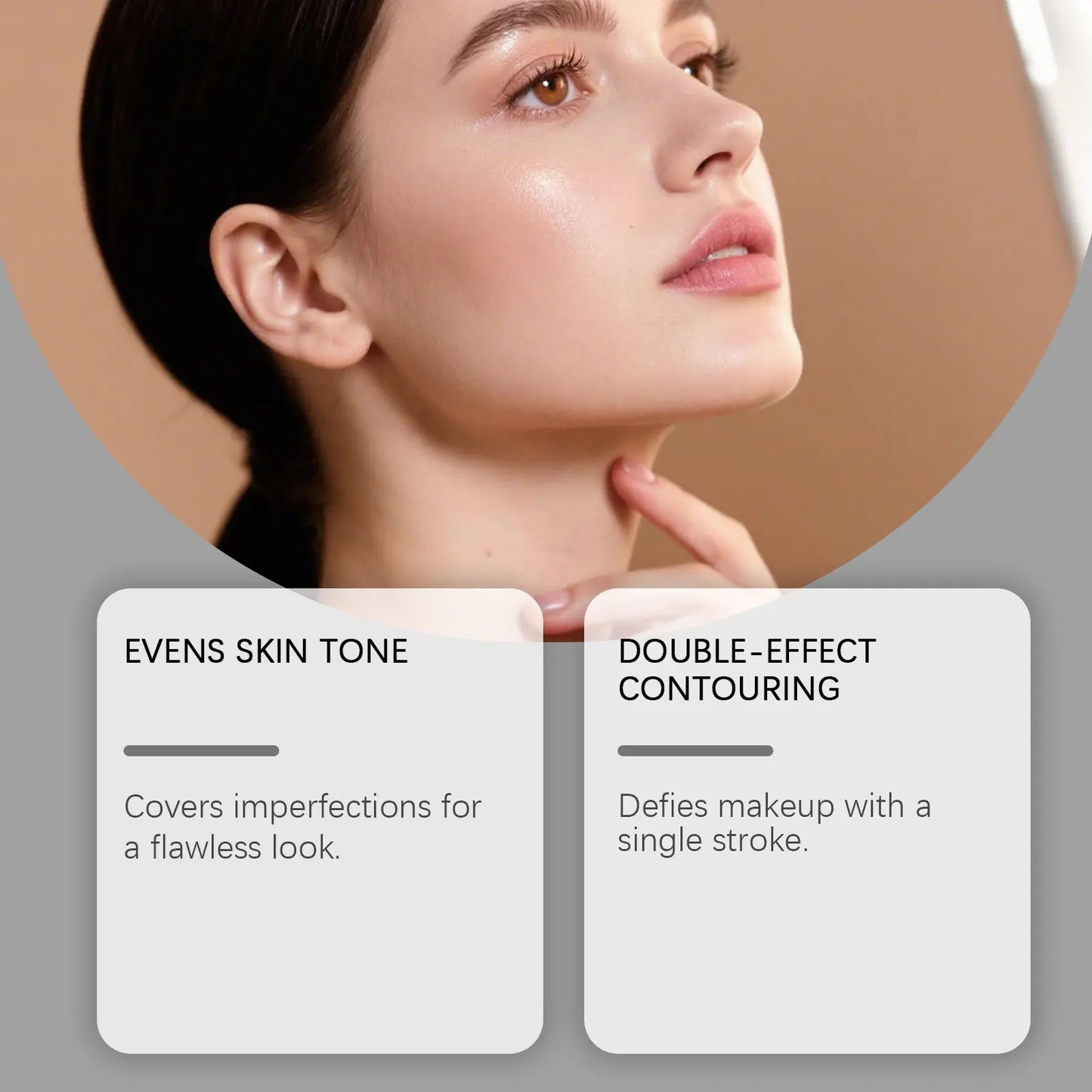 Concealer Foundation Stick Lightweight Long Lasting Waterproof Highlighter Cover Dark Circle Brightening Hydrating Face Makeup Peaceful Pleasures Health and Wellness
