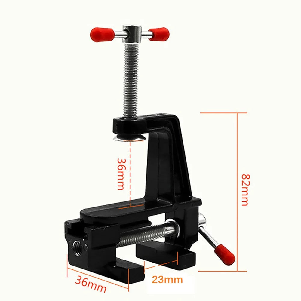 Mini Bench Vise Small Table Clamp Steel Screw Handle Household Diy