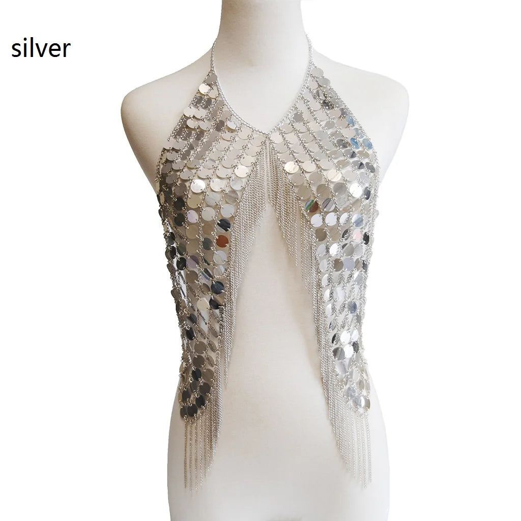 Maternity/Boudoir Body Jewelry Pregnancy Dresses for Photo Shoot Pregnancy Vest T-shirt Sexy Llingeries Peaceful Pleasures Health and Wellness SILVER One size China Mainland